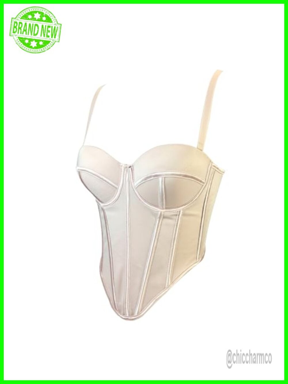 Vintage Strappy Bustier Corset Crop Top Push Up Party Clubwear Camisole